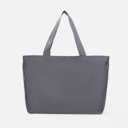 Bag beach with lightning, gray/white/pink color-2