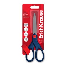 Scissors 16 cm Erichkrause Unity Blue, blister
