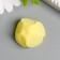 Decor for creativity "Yellow rose" d = 3.5 cm