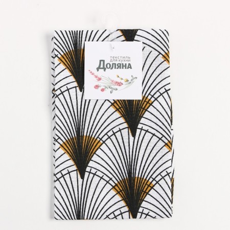 The towel "Abstraction" is 28x46 cm, 100% cotton, waffle 160 g/m2-4