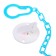 Holder for the nipple - dummy "Our beloved son", on the chain, blue color
