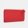 Women's wallet on magnets, red color