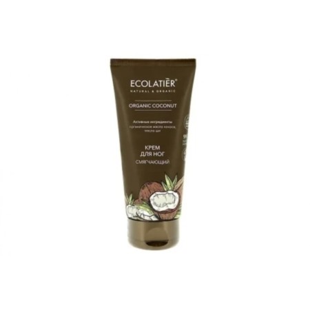 Foot cream Ecolatier Organic Coconut "Miter", 100 ml