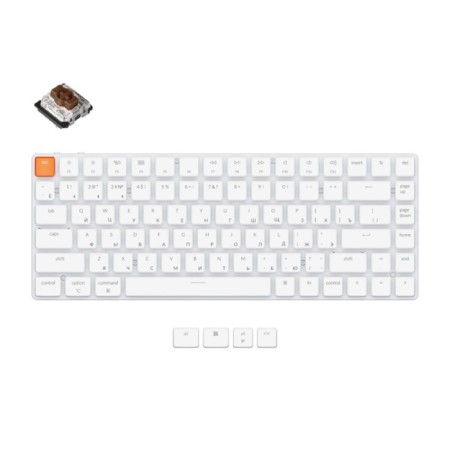 Wireless mechanical ultra -thin keyboard Keychron K3, 84 keys, without lifting, 1082442