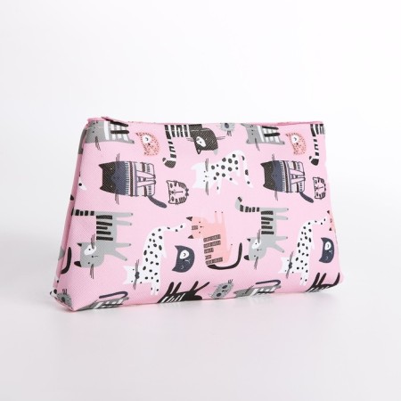 Lightning cosmetic bag, pink color