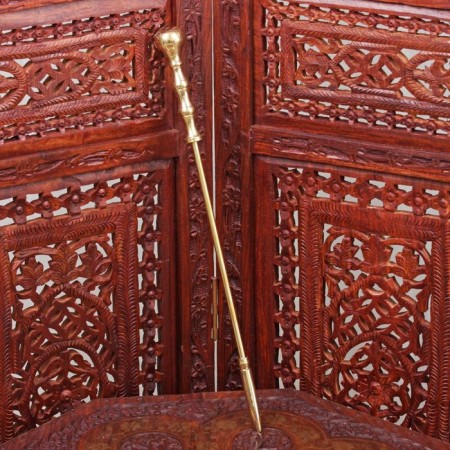 Fireplane set "Imperial" brass (5 objects) 48x11x11 cm-8