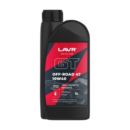 Motor oil Lavr Moto GT Off Road 4T, 1 L LN7723
