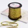 Sequins on threads, holography, 6 mm, 91 ± 1 m, gold color