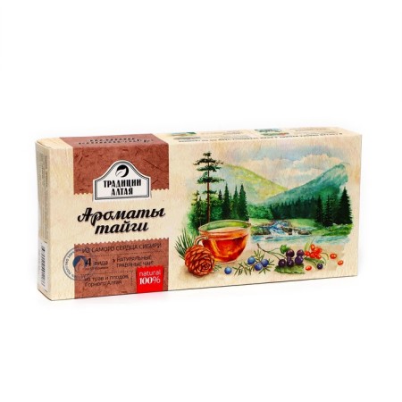 Gift set of herbal teas aromas Taiga, 4*50 g