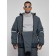 Male winter ski costume, size 48, dark gray color