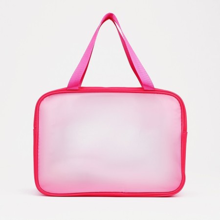 Lightning cosmetic bag, raspberry color-1