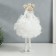 Interior doll "Princess in a white outfit, with heart" 43x18x19.5 cm