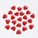 Tea candle "Heart" 6g, 50pcs, red