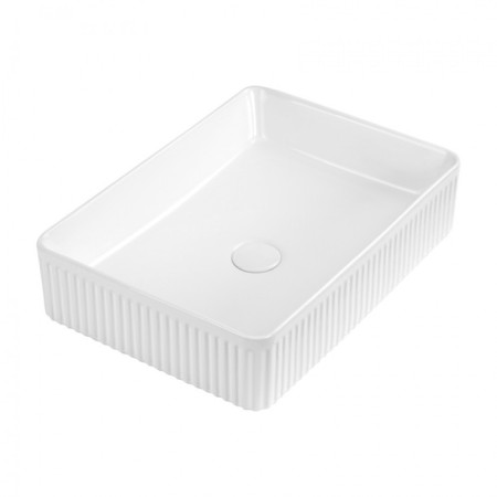 ABBER RECHTECK AC2216 sink, overhead, 510x370x120 mm, white