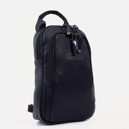 School bag, “saxi”, artificial leather, black color-1