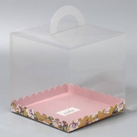 Confectionery box, chest, packaging, with love, 20 x 20 x 20 cm-1