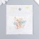 Decor for creativity metal, enamel "Flower with a golden middle" mix 1.3x1 cm