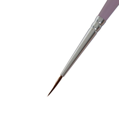 Columns + synthetics round, Hana inspire No. 1 (hair length 9 mm), short handle matte-2