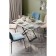Transformable table "Andre Loft", 850 (1100) × 550 (850) × 400 (725) mm, chipboard, terrazzo