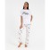 Women's pants KAFTAN "Pink Stars", p. 44-46, white