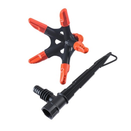 Spray 5 - flowerpot, fitting for hoses 1/2 (12 mm) - 3/4 "(19 mm), peak, plastic," beetle "-11