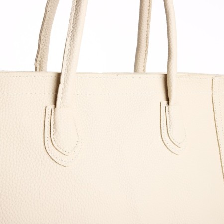 Zipper bag with lightning, milk color-4