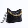 Bag Cross-Bodi with a zipper, black color