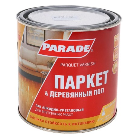 Parquet Alkide-Uretan Parade L-10 glossy 0.75l