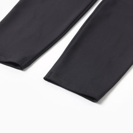 Women's legins with an insert of Minaku, black color, rr 48-7