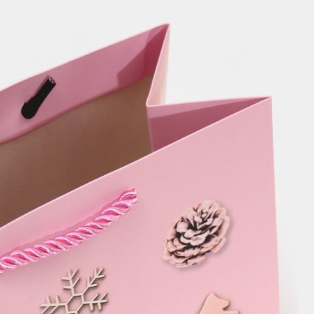 Square package “Happy New Year!”, 30 x 30 x 12 cm, new year-5