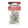 Tundra nails, decorative, 19x22 mm, chrome, 50 pcs