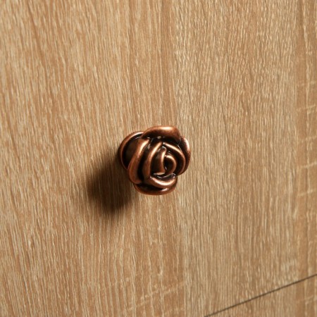 Handle button Cappio Rose 01, color copper-7