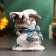 Snowman "Snowman with a candle" 12cm