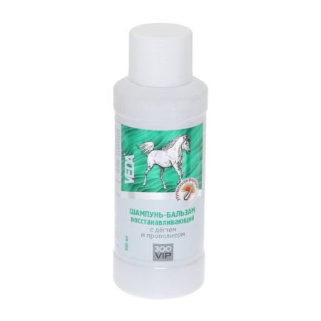 Horses shampoo for horses ZOOVIP VEDA Restoring, with tar and propolis, 500 ml