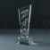 Souvenir glass stele "Stars - born leader" 8x8x23 cm