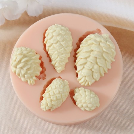 Mold Silicon "cones" 4.8x3.1x1 4.2x2.4x1 3.5x2.6x1 3x1.8x1 2.2x1.5x1 cm