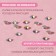 Rhinestones "truncated cone", with holography, glass, d = 1.4 mm, 100 pcs, silver color