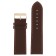 Watch strap, male, 28mm, harness 80 mm, larynx 120 mm, genuine leather, brown