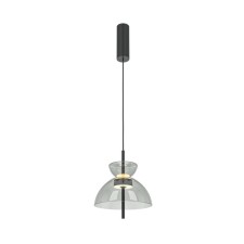 Suspension lamp Maytoni Mod185PL-L11B3K2, LED, 12 W, 250x250x3480 mm, 1200 lm, 3000k, black