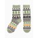 Male socks "Christmas trees and snowflakes", green color, rr 39-44