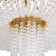 Freya FR1008CL-06BS Ornament, 460x460x400 mm ceiling lamp, E14, 6x60W, brass color