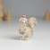 Polystone souvenir "Squirrel in red cap" mix 5x7.7x4.5 cm
