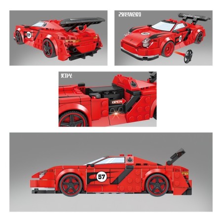 Designer Race "Redchape", light effects, 290 parts-2