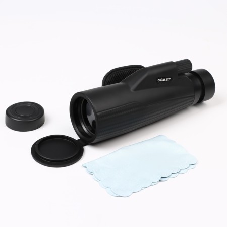 Monocular Zum 10, lens 50mm, black