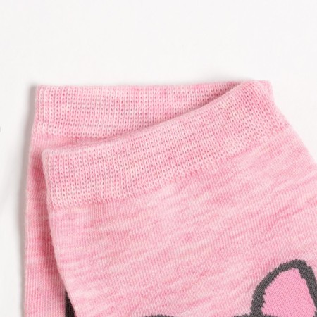 Women's socks "cat", pink color, size 36-40-2