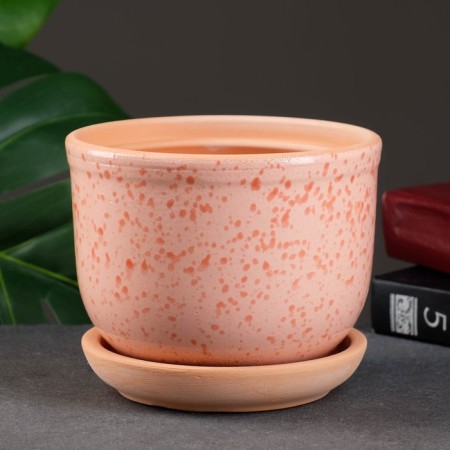 Flower pot "Lomonosovsky" pink 0.7 l