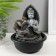 The desktop fountain from the network, the backlight "Buddha in lotuses" 16x16x19 cm