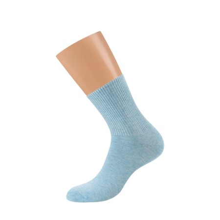 Women's socks mini cotone, size 39-41, color Blu CHIRO-1