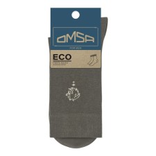 Male socks Omsa Eco, size 39-41, Militari color