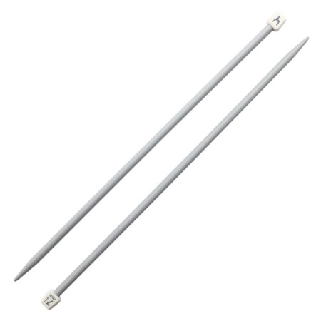 Knitting needles of straight lines 7.50 mm/35cm, plastic, 2 pcs-1